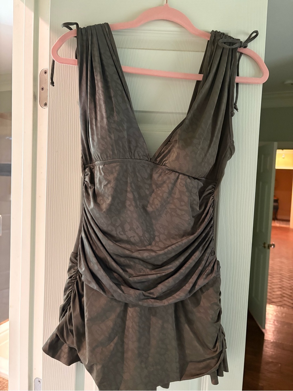 Gottex Black Profile Swimwear Tag Olive Green swimsuit